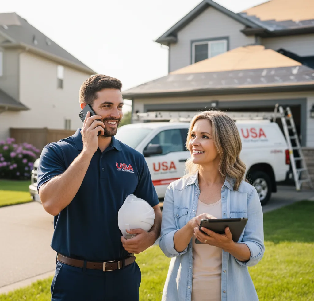 USA Roof Repair Experts customer support in Walker